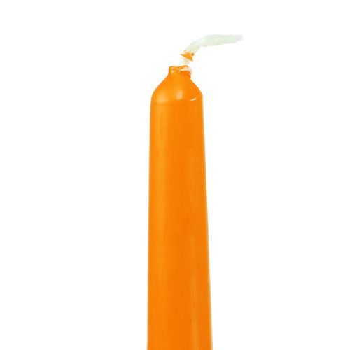 Floristik24 Spitzkerzen 250/23 Orange 12St
