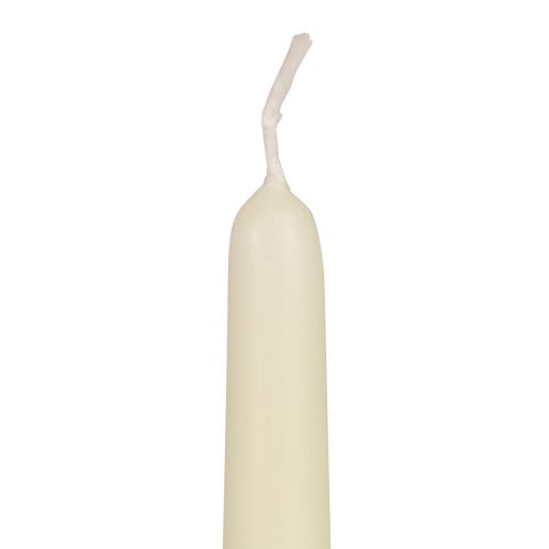 Floristik24 Spitzkerzen Stabkerzen Kerzen Weiß Elfenbein 250/23mm 12 St