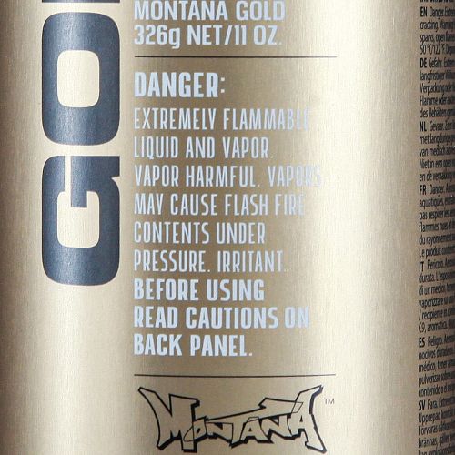 Artikel Sprühlack Schwarz Montana Gold Sprühfarben Acryl 400ml