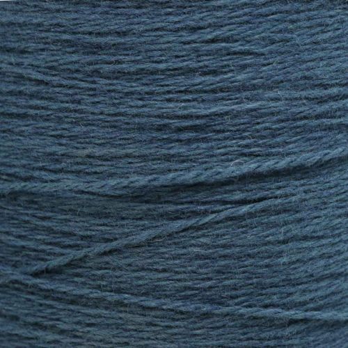 Floristik24 Garn auf Spule Zwirn Bastelschnur Blau Ø2mm