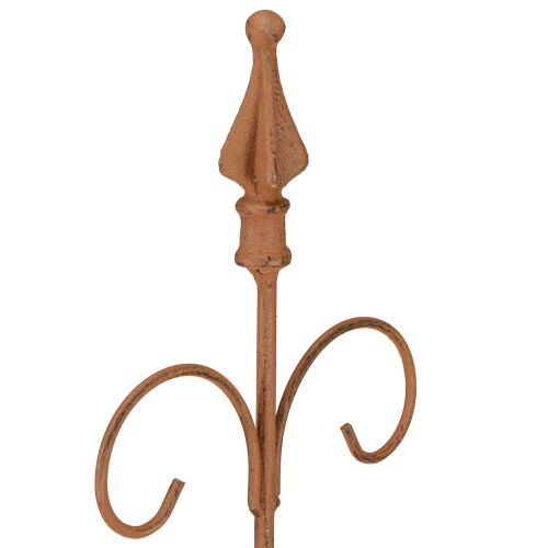 Floristik24 Vintage Gartendeko Stab Edelrost Deko Sortiert 58cm 3St