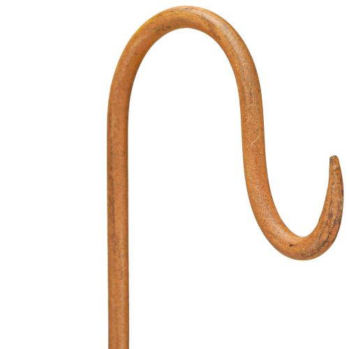 Floristik24 Stab mit Haken Rost Deko Garten Metalldeko H80cm 3St