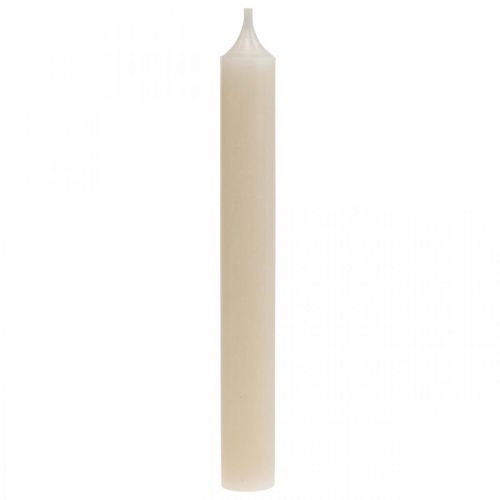 Artikel Stabkerze Weiß Creme Wachskerzen 180mm/Ø21mm 6St
