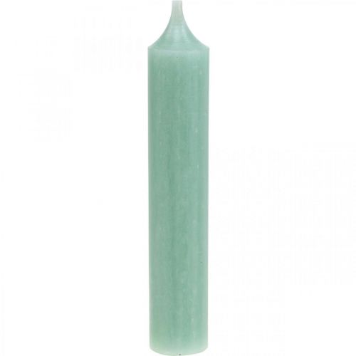 Stabkerzen kurz Kerzen Grün Jade für Loop Ø21/110mm 6St