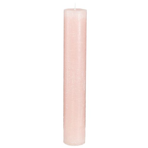Stabkerzen Durchgefärbte Kerzen Hellrosa 50x300mm 4 St