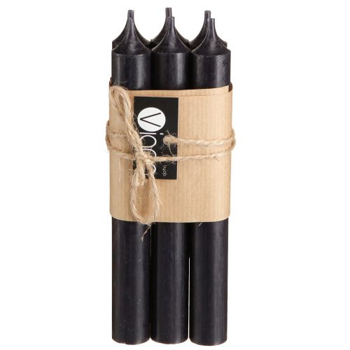 Artikel Stabkerzen Kerzen Schwarz Kerzendeko Ø21mm 170mm 6 St