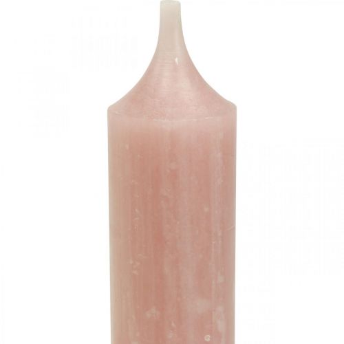 Floristik24 Stabkerzen kurz Kerzen Rosa für Deko-Loop Ø21/110mm 6 St