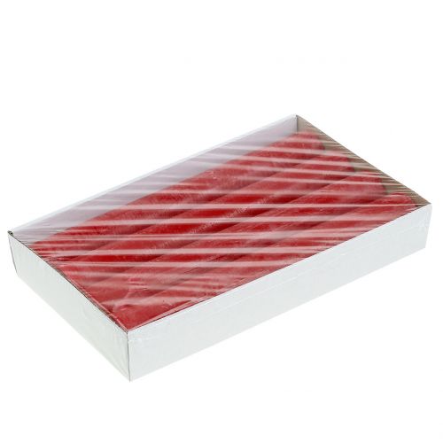 Artikel Stabkerzen durchgefärbt Rot 34mm x 300mm 4 St
