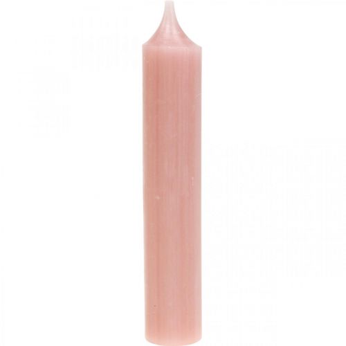 Floristik24 Stabkerzen kurz Kerzen Rosa für Deko-Loop Ø21/110mm 6 St
