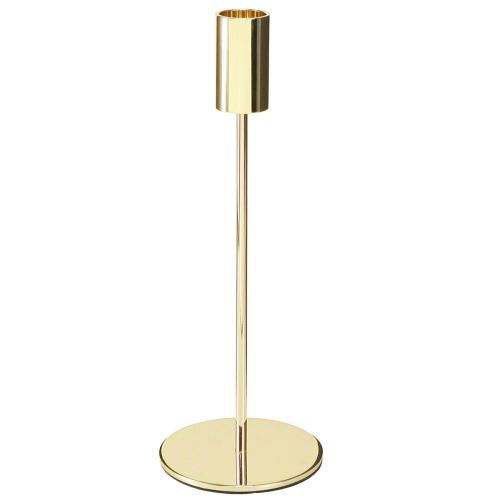 Stabkerzenhalter Gold Metall Kerzenhalter modern 21,5cm 4 St