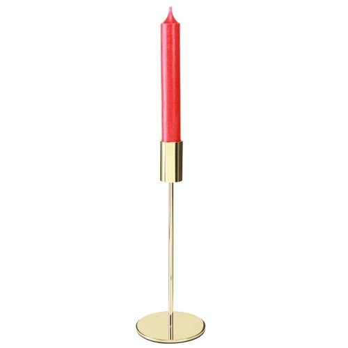 Artikel Stabkerzenhalter Gold Metall Kerzenhalter modern 21,5cm 4 St