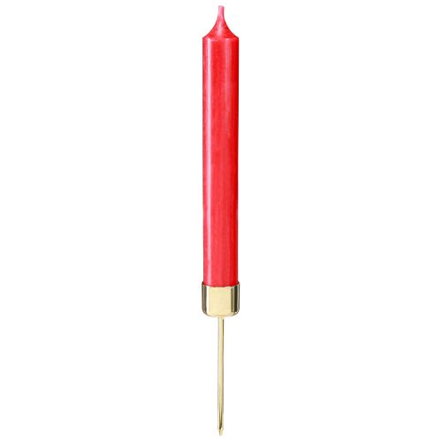 Artikel Stabkerzenhalter zum Stecken Gold Ø22mm H10,5cm 12 St