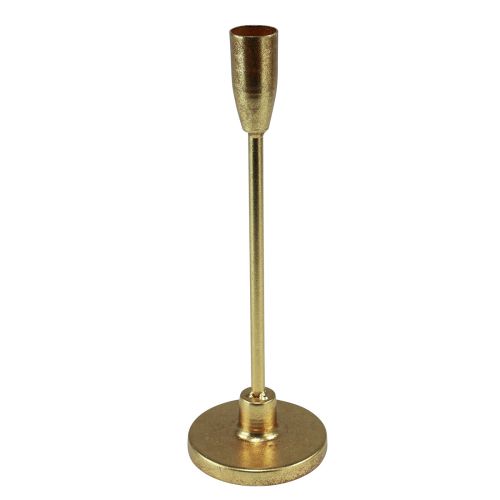 Stabkerzenhalter Gold Kerzenständer Metall H20cm