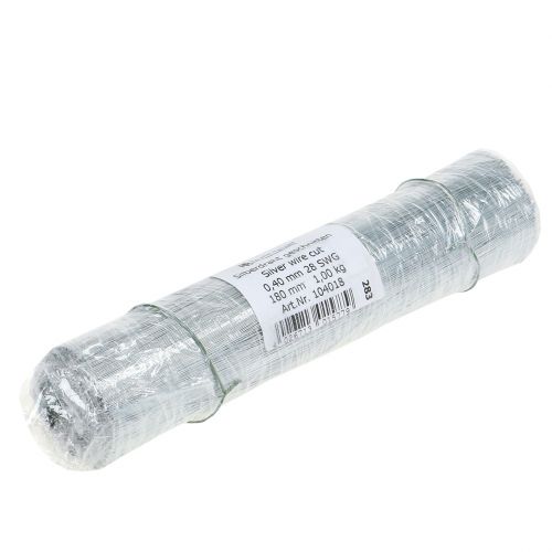 Artikel Steckdraht, Silberdraht verzinkt Ø0,4mm L180mm 1kg