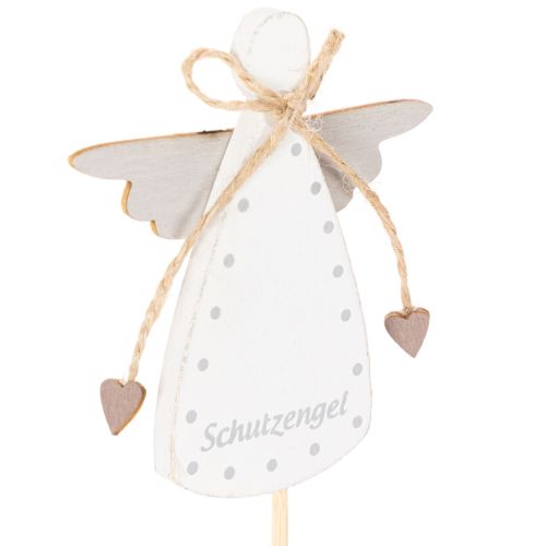 Dekostecker Schutzengel aus Holz 31cm 12 Stk vierfarbig | Floristik24.at