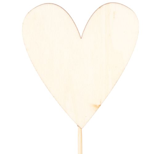 Dekostecker aus Holz Herz „Danke schön“ 31 cm sortiert 12 Stück | Floristik24.at