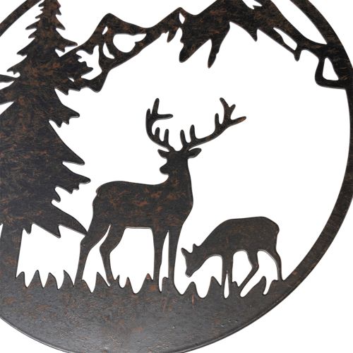 Dekostecker Metall Hirsch und