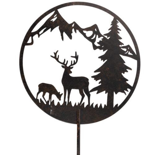 Dekostecker Metall Hirsch und