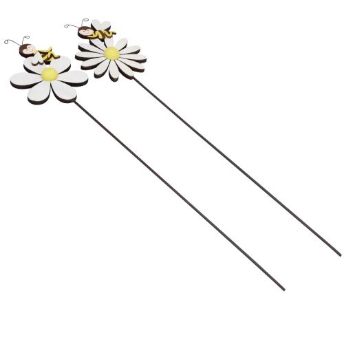 Artikel Frühlingsdeko Blumenstecker Bienen Deko 11×7,5cm 6St
