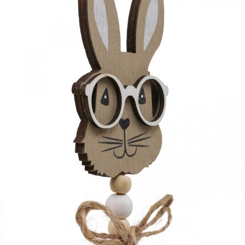 Artikel Blumenstecker Hase mit Brille Dekostecker Holz 4×7,5cm 12 St
