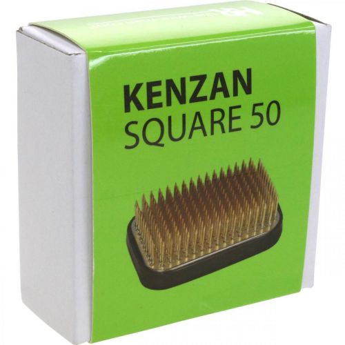 Artikel Steckigel Kenzan Rechteckig Silbern Messing 50×35mm