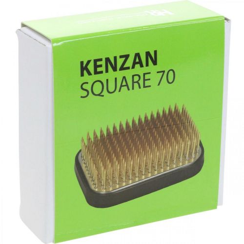Artikel Steckigel Kenzan Rechteckig Silbern Messing 70×50mm