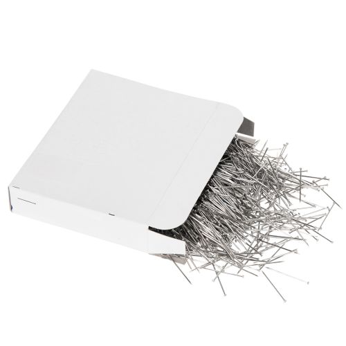 Stecknadeln Silberblank Eisen vernickelt 105/30mm 500g