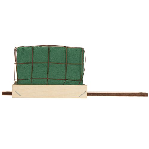 Artikel Steckschaum Ziegel Florette Eco mit Holz 10×10cm