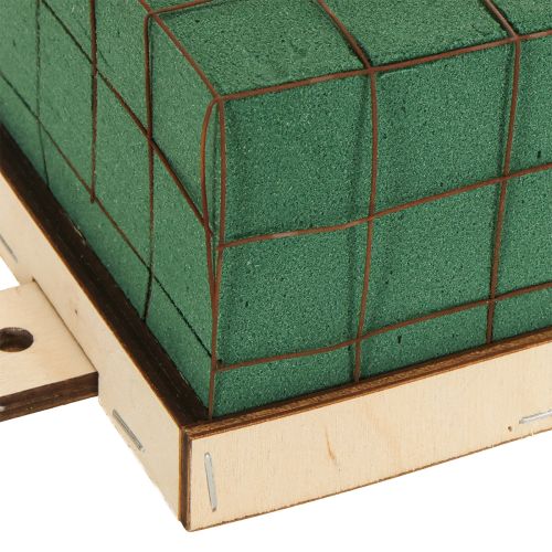 Artikel Steckschaum Ziegel Unterlage Holz Florette Eco 12×10cm