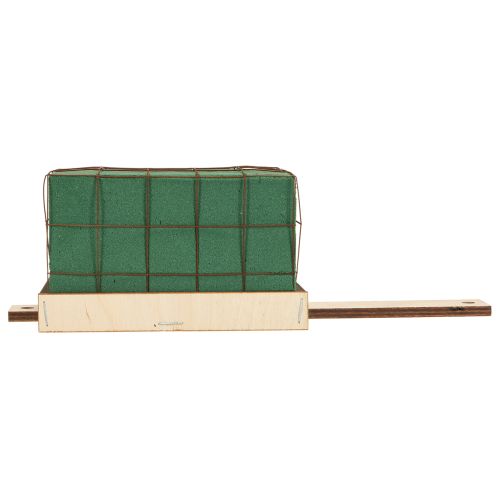 Artikel Steckschaum Ziegel Unterlage Holz Florette Eco 12×10cm