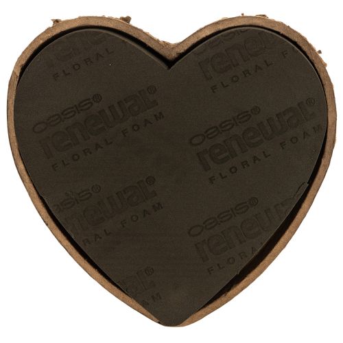 OASIS® Renewal® Floral Foam Biolit® Steckschaumherz 26 x 24 x 5 cm, 2 Stück