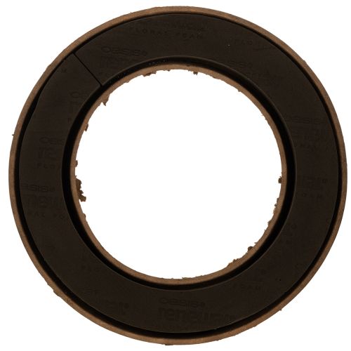OASIS® Renewal® Floral Foam Biolit® Steckschaumringe mit Schale, 45 cm, 2 Stück