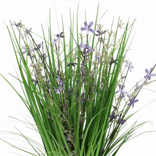 Floristik24 Deko Stehstrauß mit Wiesenblumen künstlich Flieder 51cm
