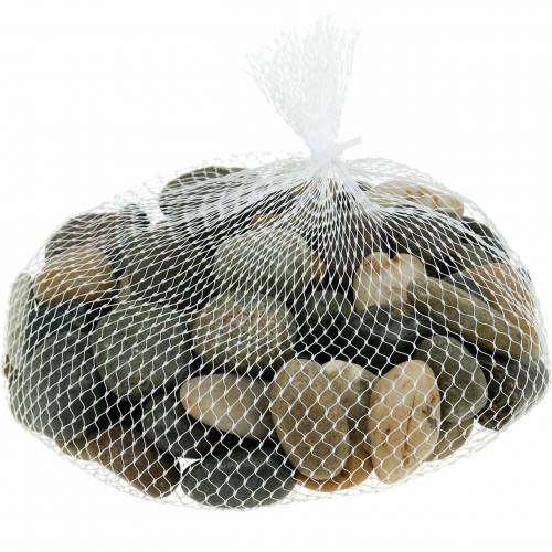 Artikel Flusskiesel Natur Hell und Dunkel 2-3cm 1kg