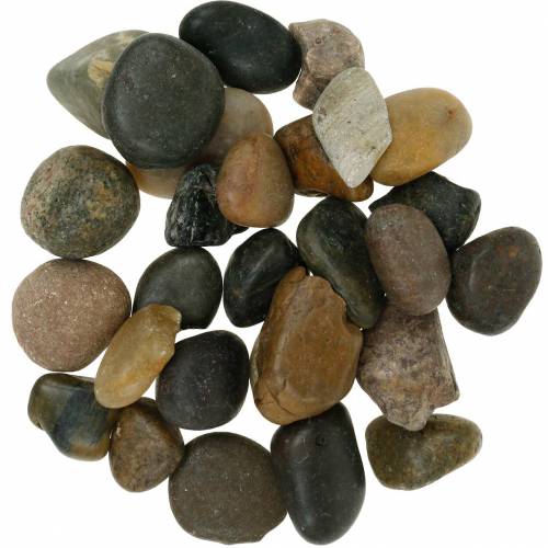 Artikel Flusskiesel Natur Hell und Dunkel 2-3cm 1kg