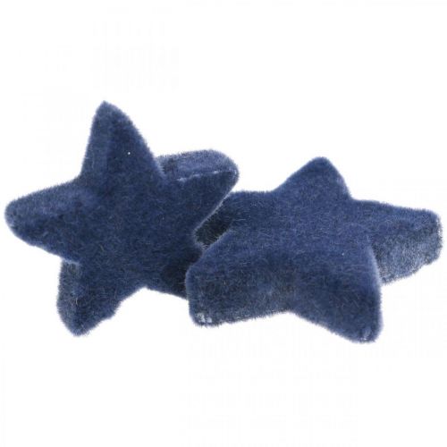 Artikel Streudeko Weihnachten, Streudeko Sterne, Blau Ø4/5cm 40 St