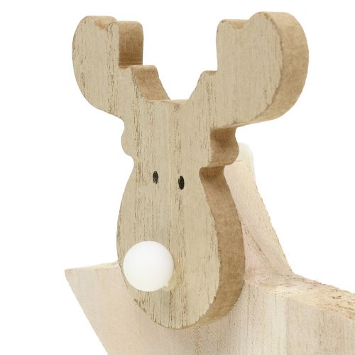 Floristik24 Rentier Weihnachtsdeko Holz 14cm x 17cm