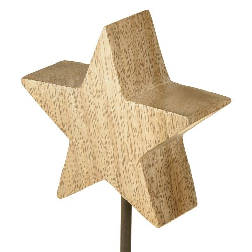 Artikel Stern aus Holz Natur Holzsterne zum Hinstellen H23cm 2 St