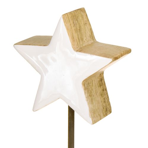 Artikel Stern aus Holz Weiß Holzsterne zum Hinstellen H23cm 2 St
