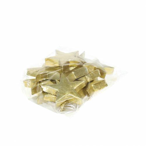 Floristik24 Deko Sterne Gold 4cm 12St