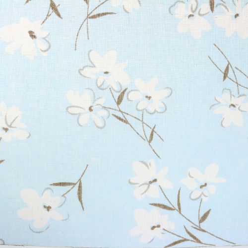 Artikel Dekostoff Blumen Blau 30cm x 3m