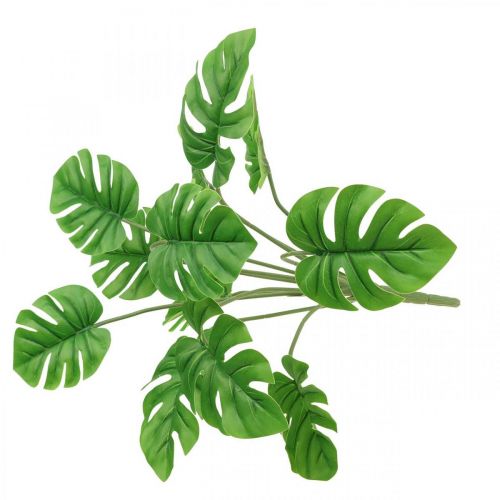 Floristik24 Strauß Monstera künstlich Bindegrün Kunstpflanze 42cm