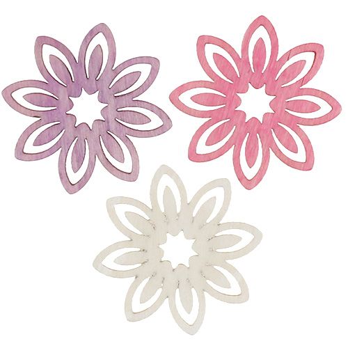 Floristik24 Streudeko Holzblüte Ø4cm 72 St