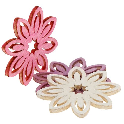 Floristik24 Streudeko Holzblüte Ø4cm 72 St