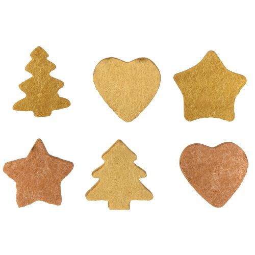 Artikel Streudeko Weihnachten Tischdeko Holz Sortiert 4cm 12St
