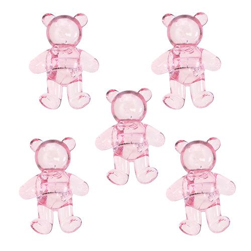 Artikel Streudeko Bärchen Rosa 3,5cm 60St