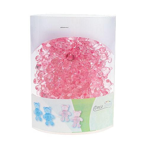 Artikel Streudeko Bärchen Rosa 3,5cm 60St