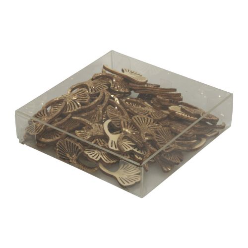 Artikel Streudeko Gold Gingko Deko Gingkoblatt Glitter 3×4cm 72 St