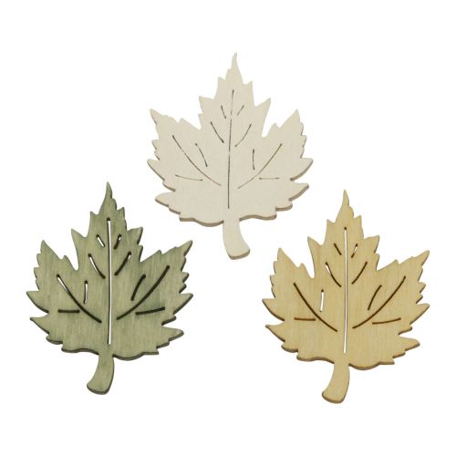 Streudeko Herbst Herbstblätter Ahorn Deko Farbig 3x4cm 72 St