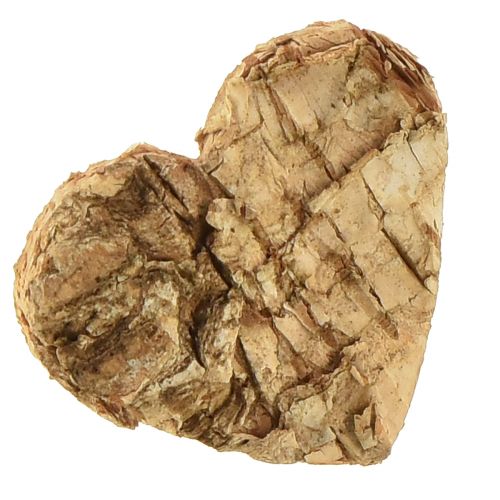 Artikel Streudeko Holz Herz Holzherzen Rinde Birke 4cm 60St